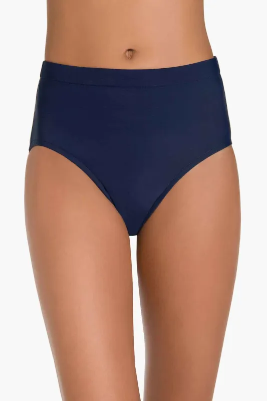 Basic Brief Swim Bottom - Navy Blue sold by Longitude