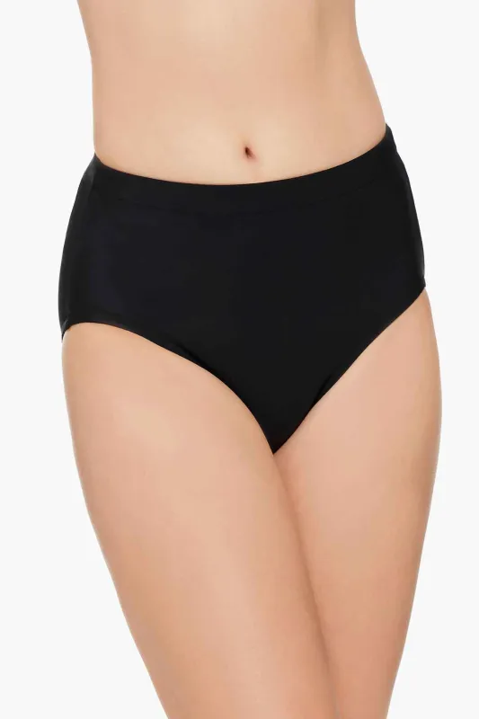 Basic Brief Swim Bottom - Black sold by Longitude