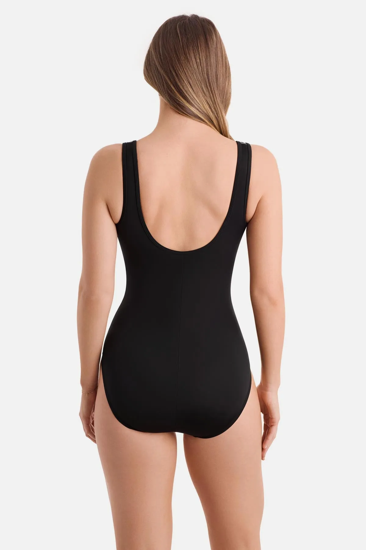 Scoopneck Zipper Tank One Piece - In Graphic Detail sold by Longitude product image thumbnail 3