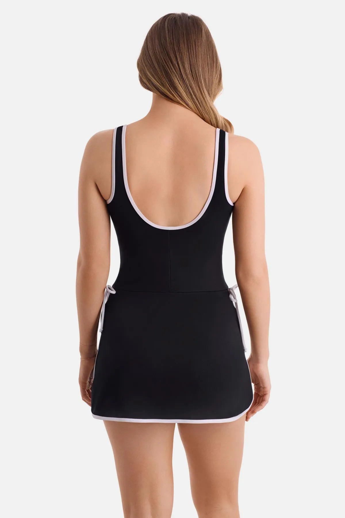 Spa Swim Dress Spa Repeat 2.0 - Black sold by Longitude product image thumbnail 4