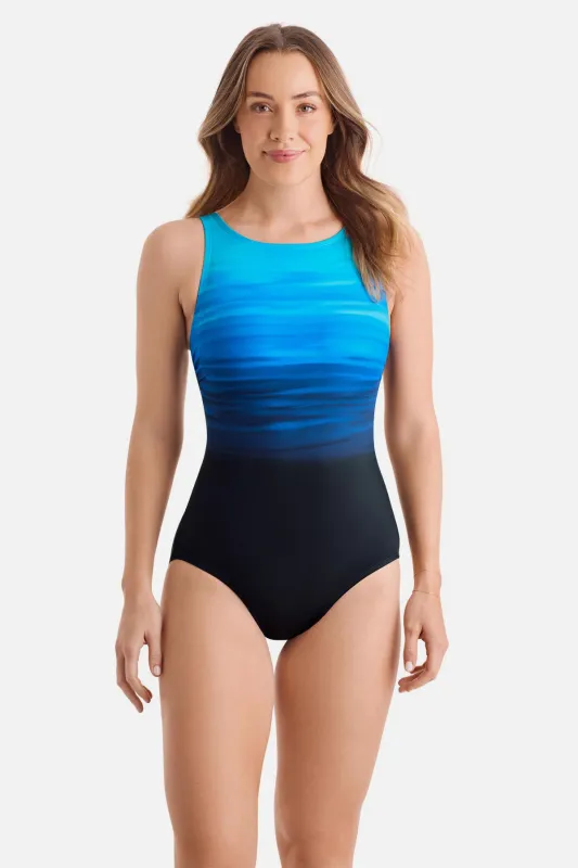 Highneck Tank One Piece - Desert Horizon sold by Longitude