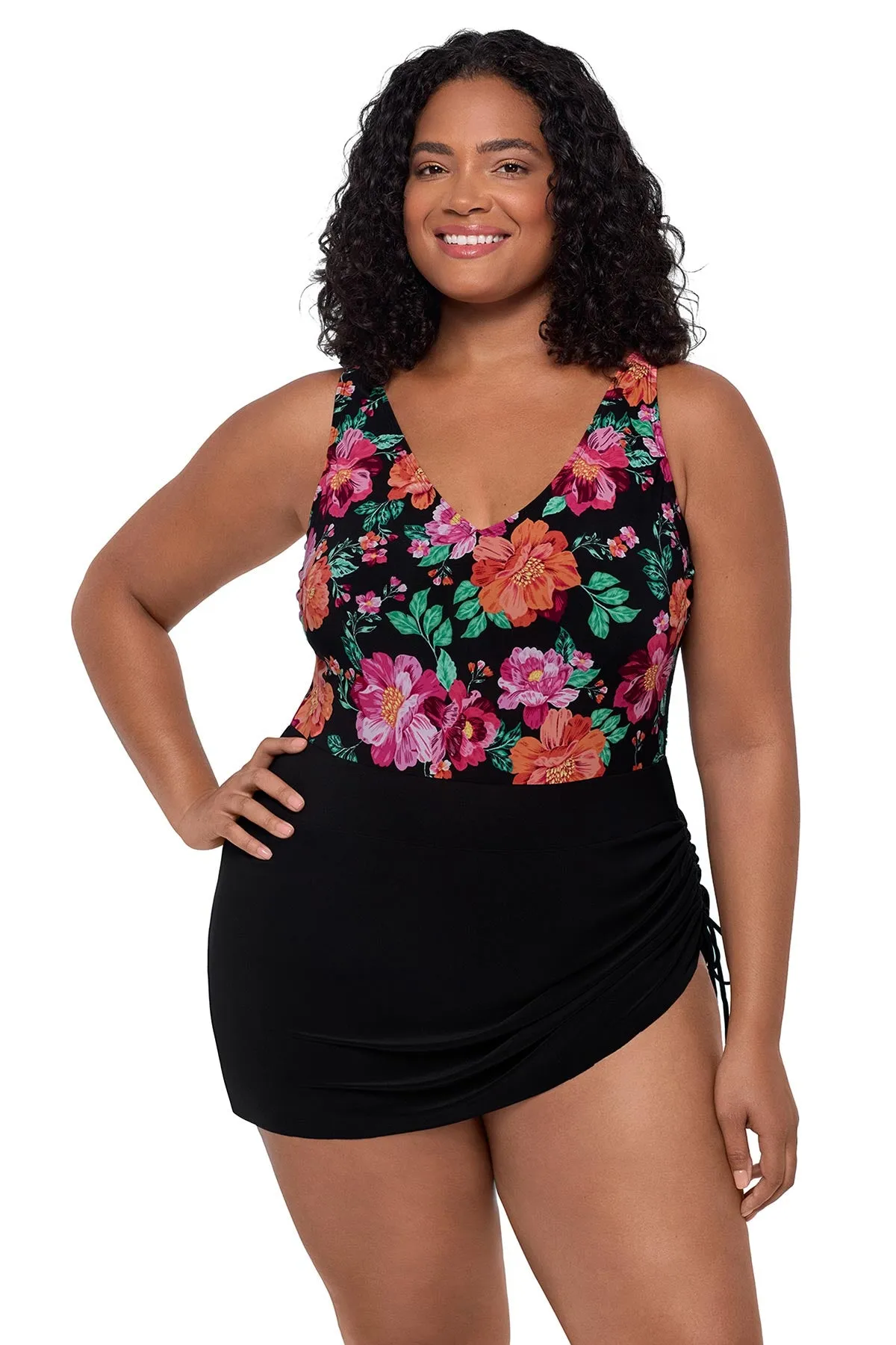 Plus Size Julie Swim Dress - Hothouse Garden sold by Longitude product image thumbnail 2