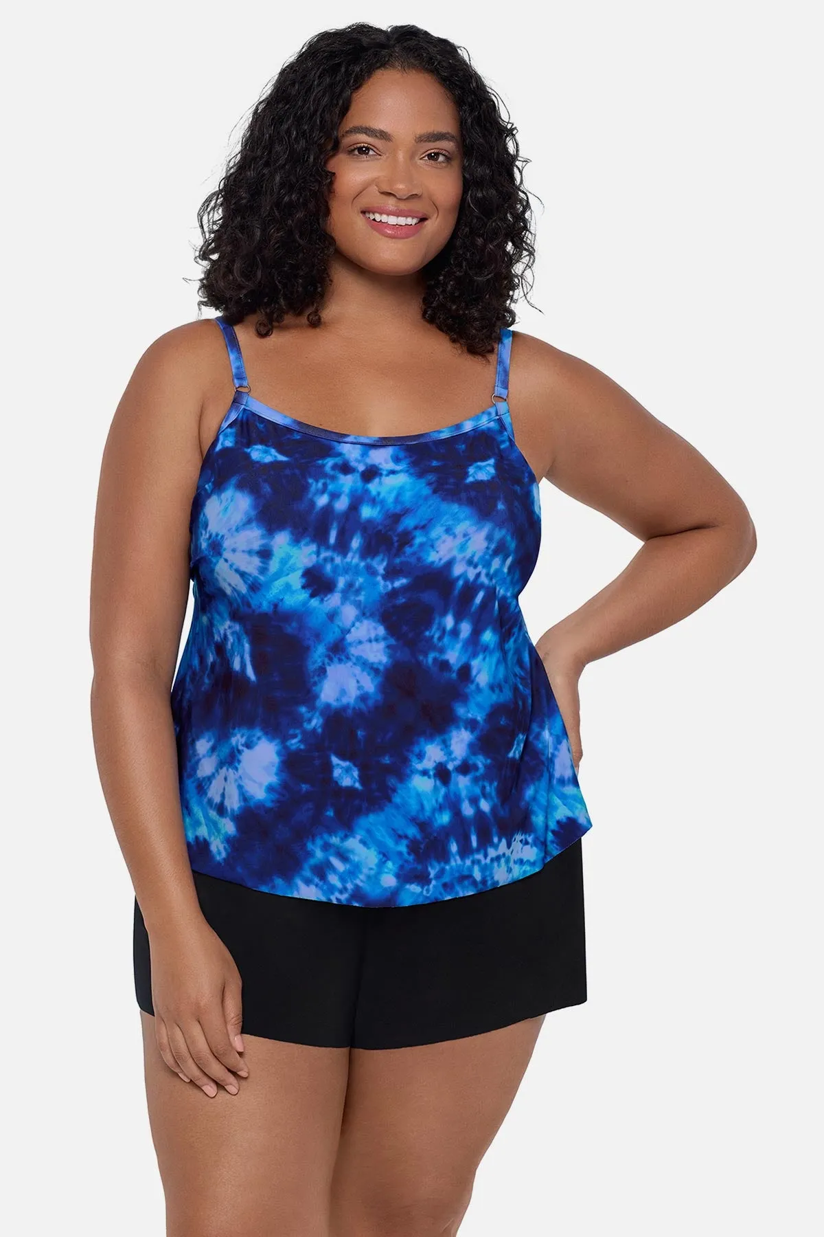 Plus Size Farrah Romper - Rip Tide sold by Longitude