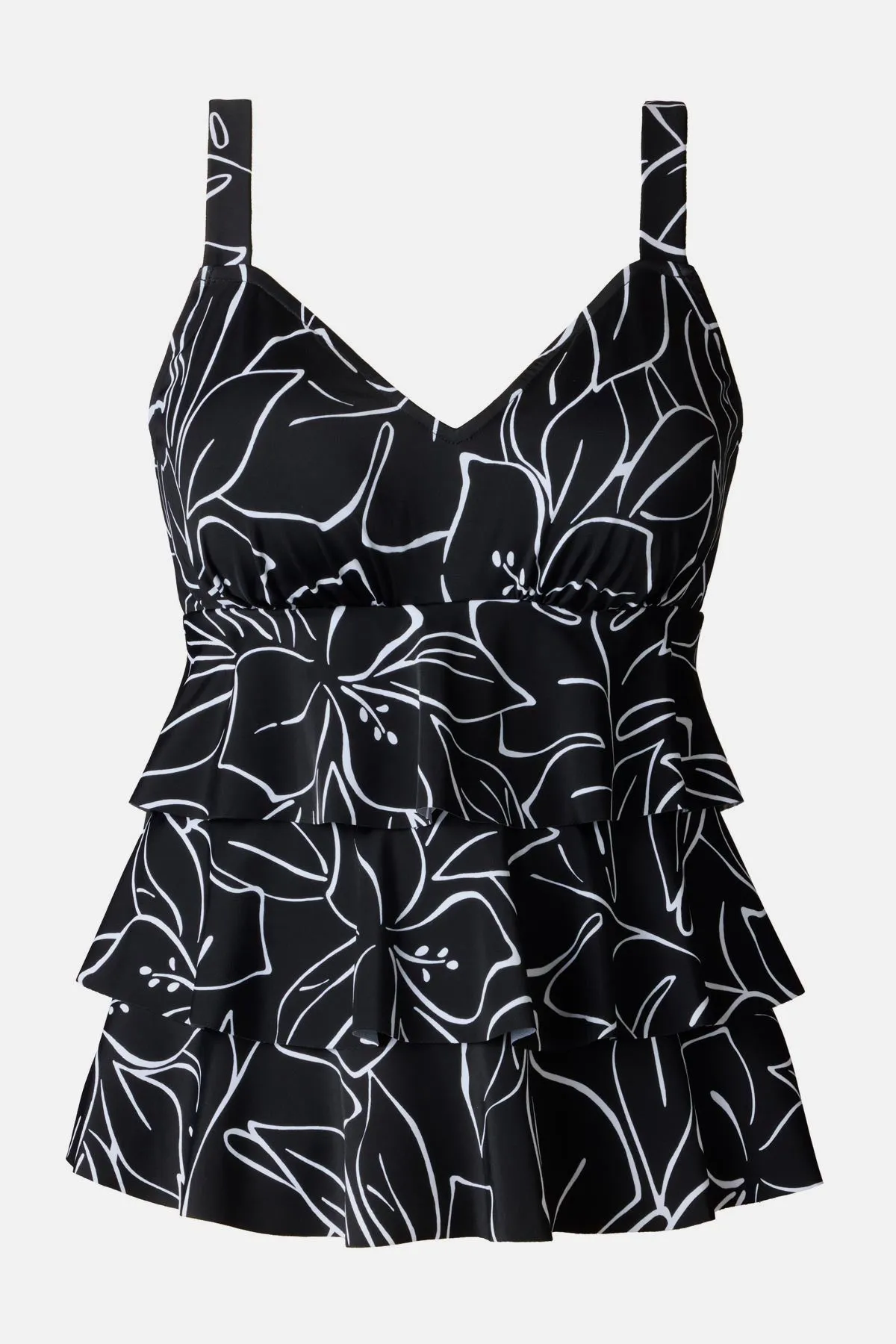 Triple Tier Tankini Top - Floraline sold by Longitude product image thumbnail 4