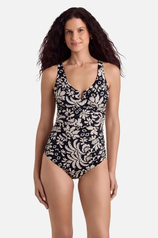 Whitney V-Wire Tankini Top - Palm Royale made by Longitude
