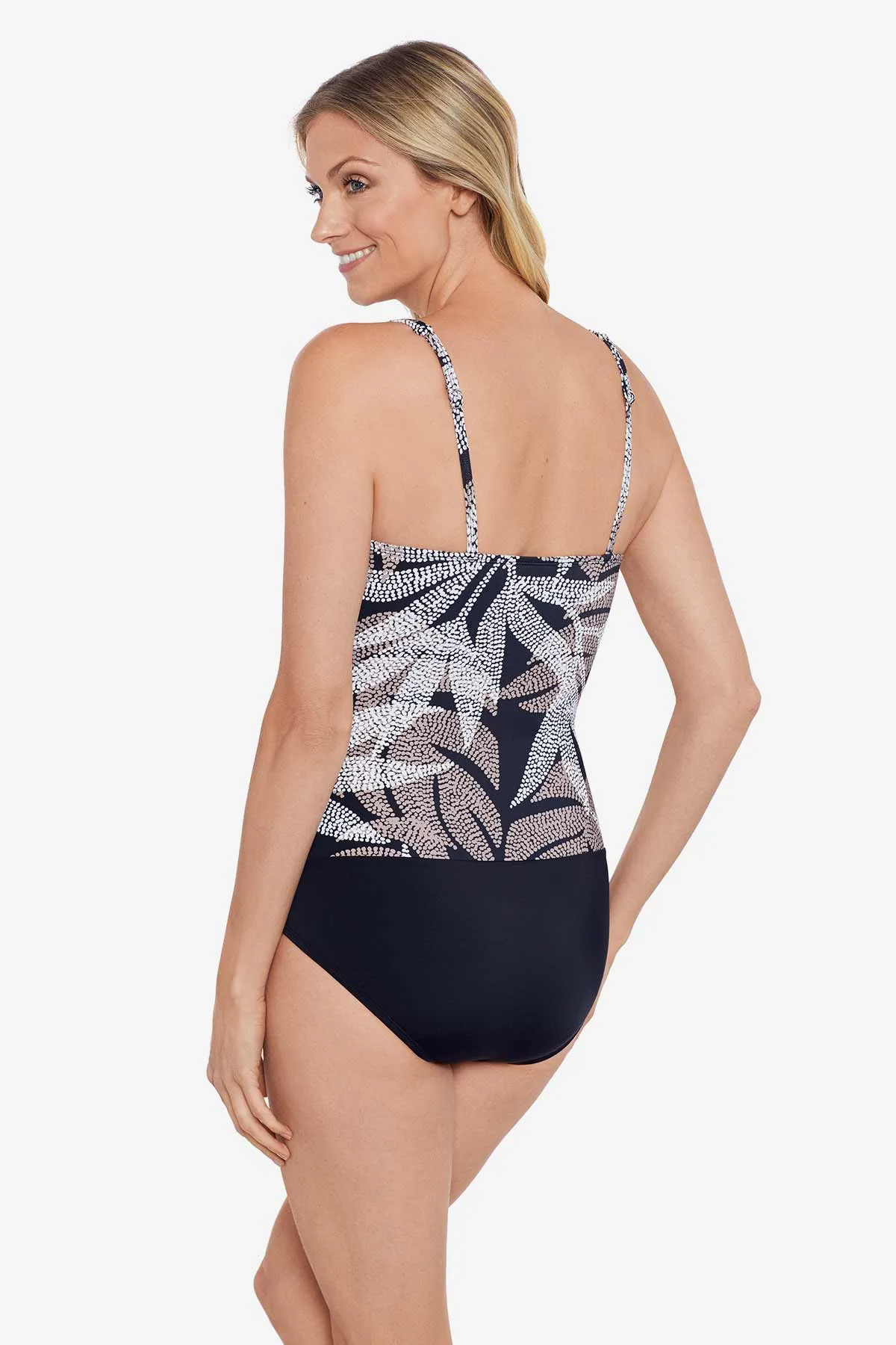 V-Neck Side Shirred Mio - Dot Leaf Me sold by Longitude product image thumbnail 2