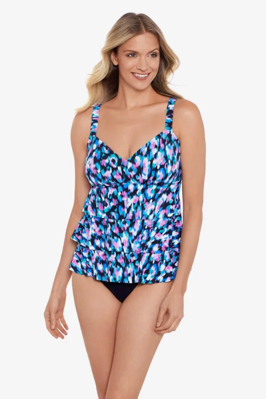 Triple Tier Tankini Eternal Flame sold by Longitude