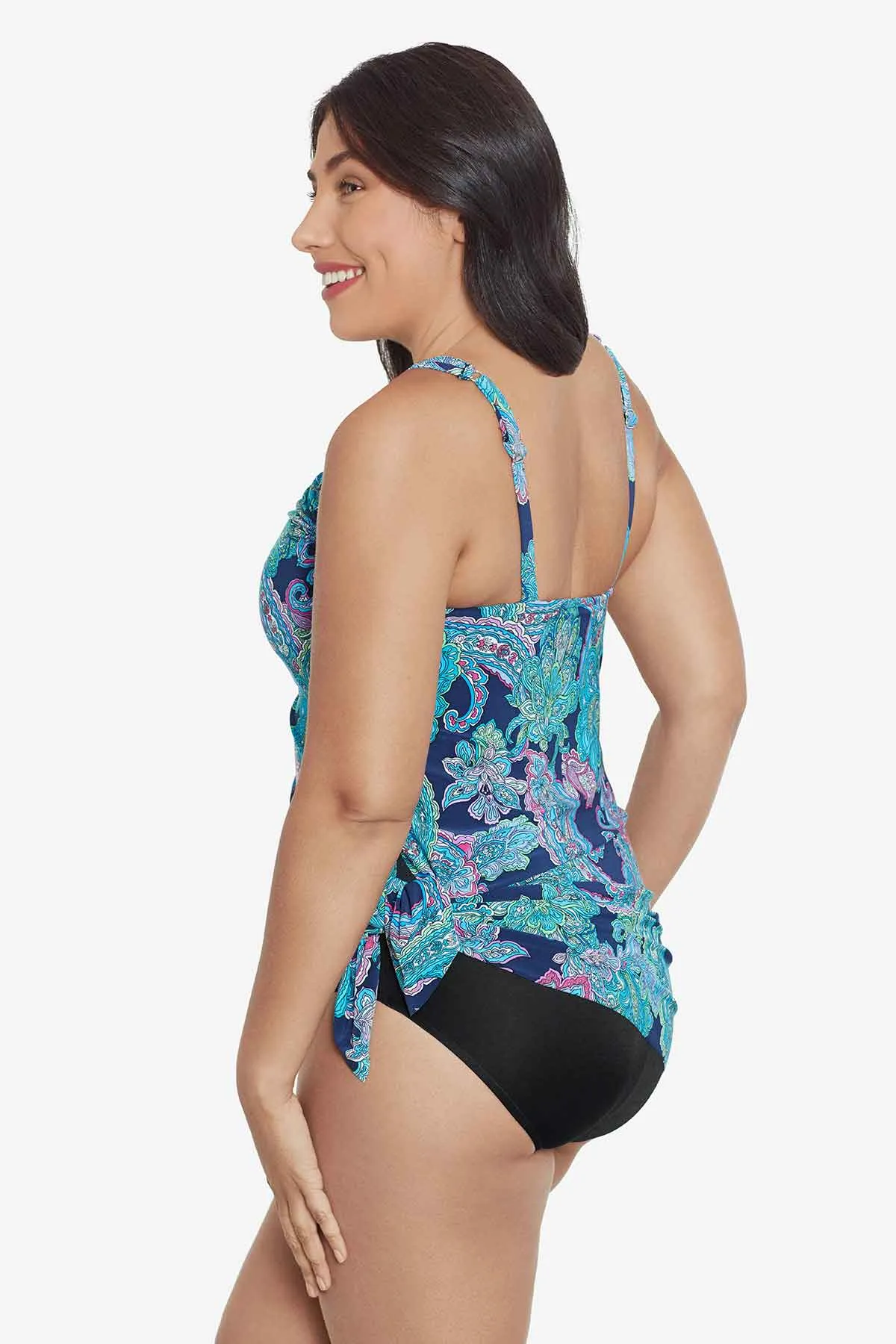 Brianna Swim Dress - Peaceful Paisley sold by Longitude product image thumbnail 4