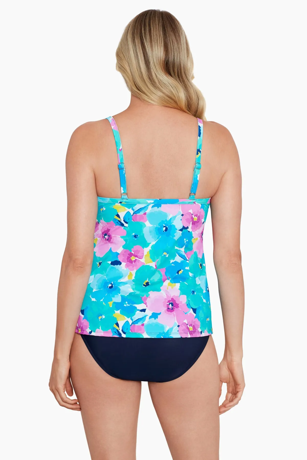 Knotted Flyaway Tankini Top - Hidden Garden sold by Longitude product image thumbnail 3