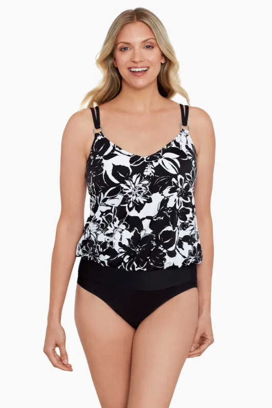 V-Neck Blouson Ring Tankini Top Bloomfield sold by Longitude