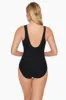 Half Moon Texture Long Torso Sweetheart Mesh Highneck One Piece sold by Longitude