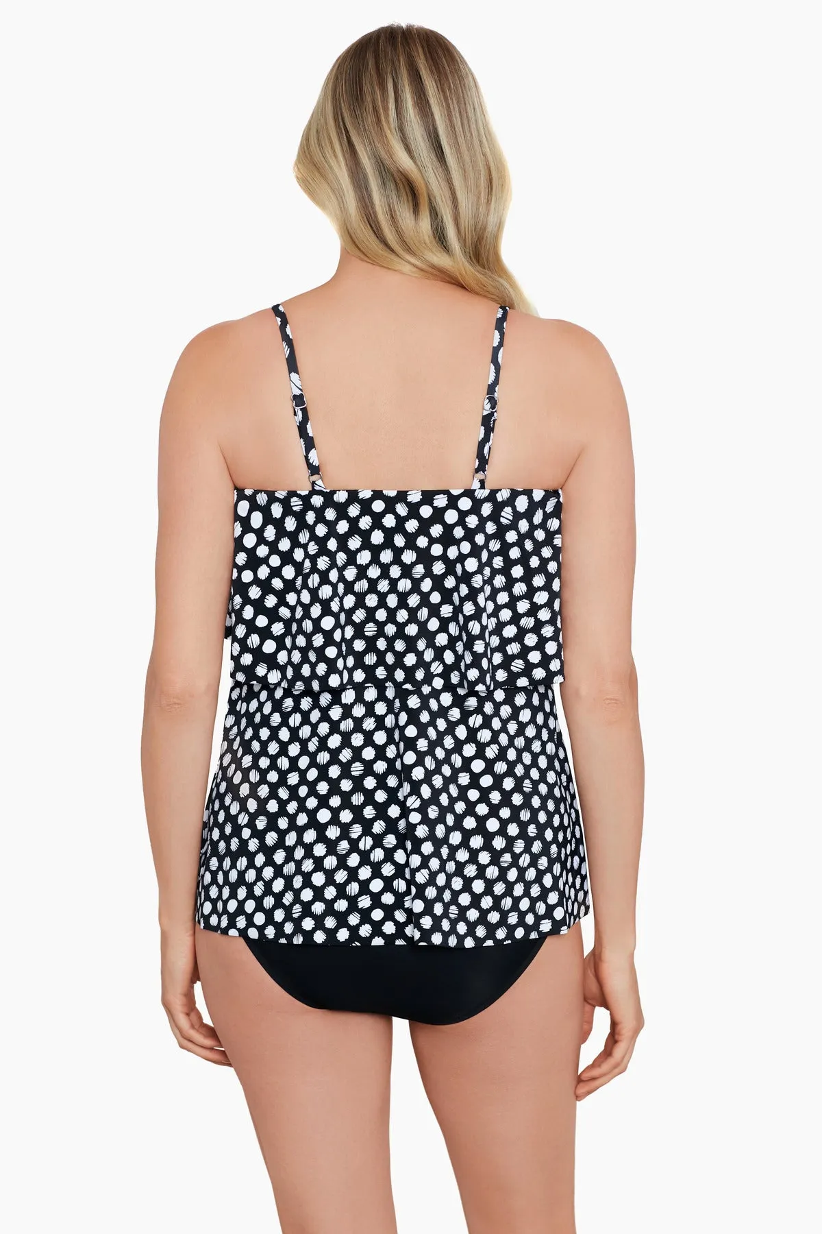 Mastectomy Single Tier Tankini Top - Spots sold by Longitude product image thumbnail 3