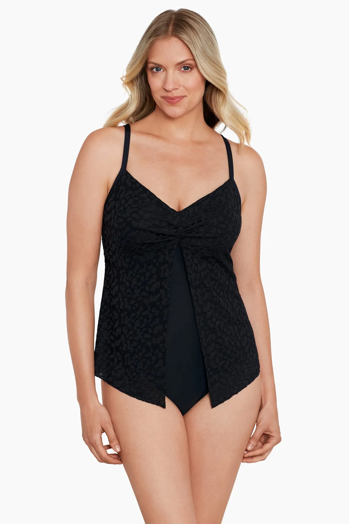 Knotted Flyaway Fauxkini - Shadow Prowl sold by Longitude