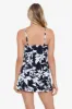 Bow Front Swim Dress - Nightshade sold by Longitude