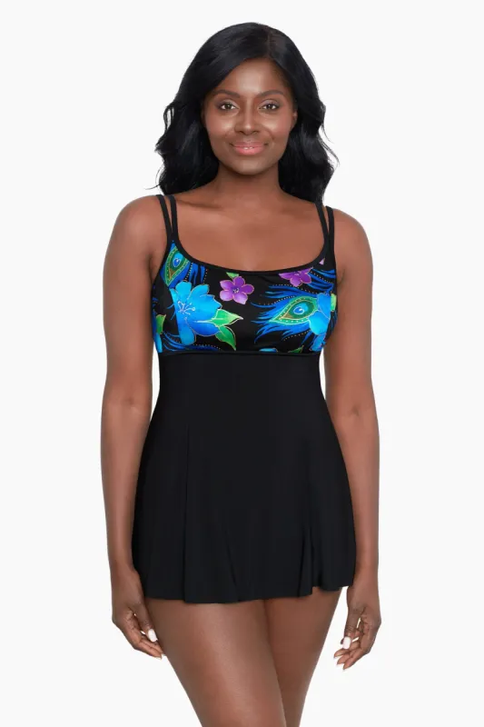 Empire Princess Seam Swim Dress Dynasty sold by Longitude