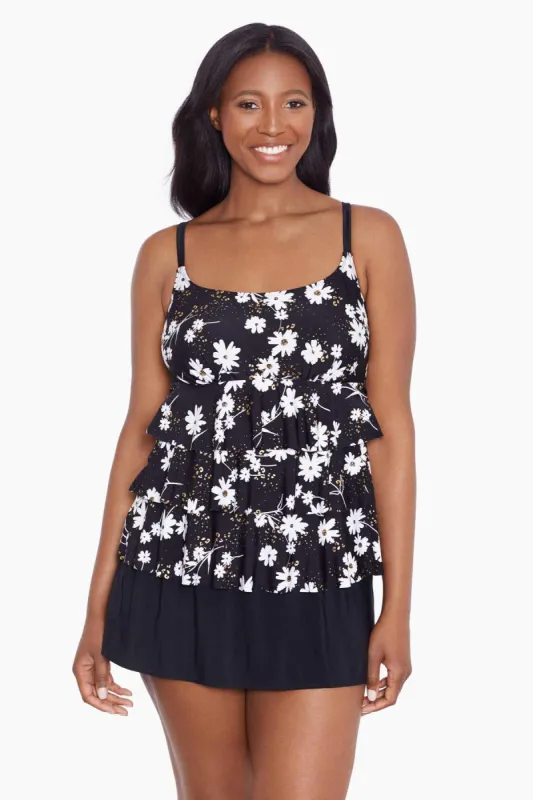 Long Torso Ruffle Faux Skirtini - Whoopsie Daisy sold by Longitude