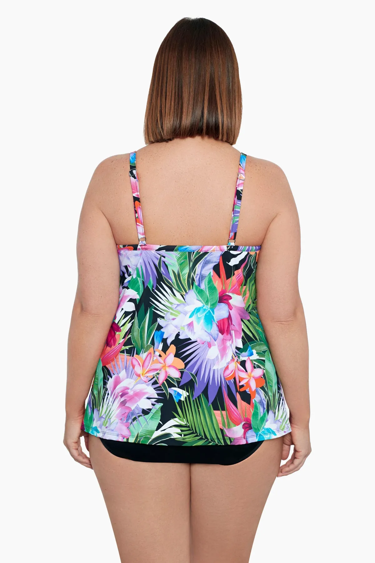 Lush Life Plus Size Knotted Flyaway Fauxkini sold by Longitude product image thumbnail 3