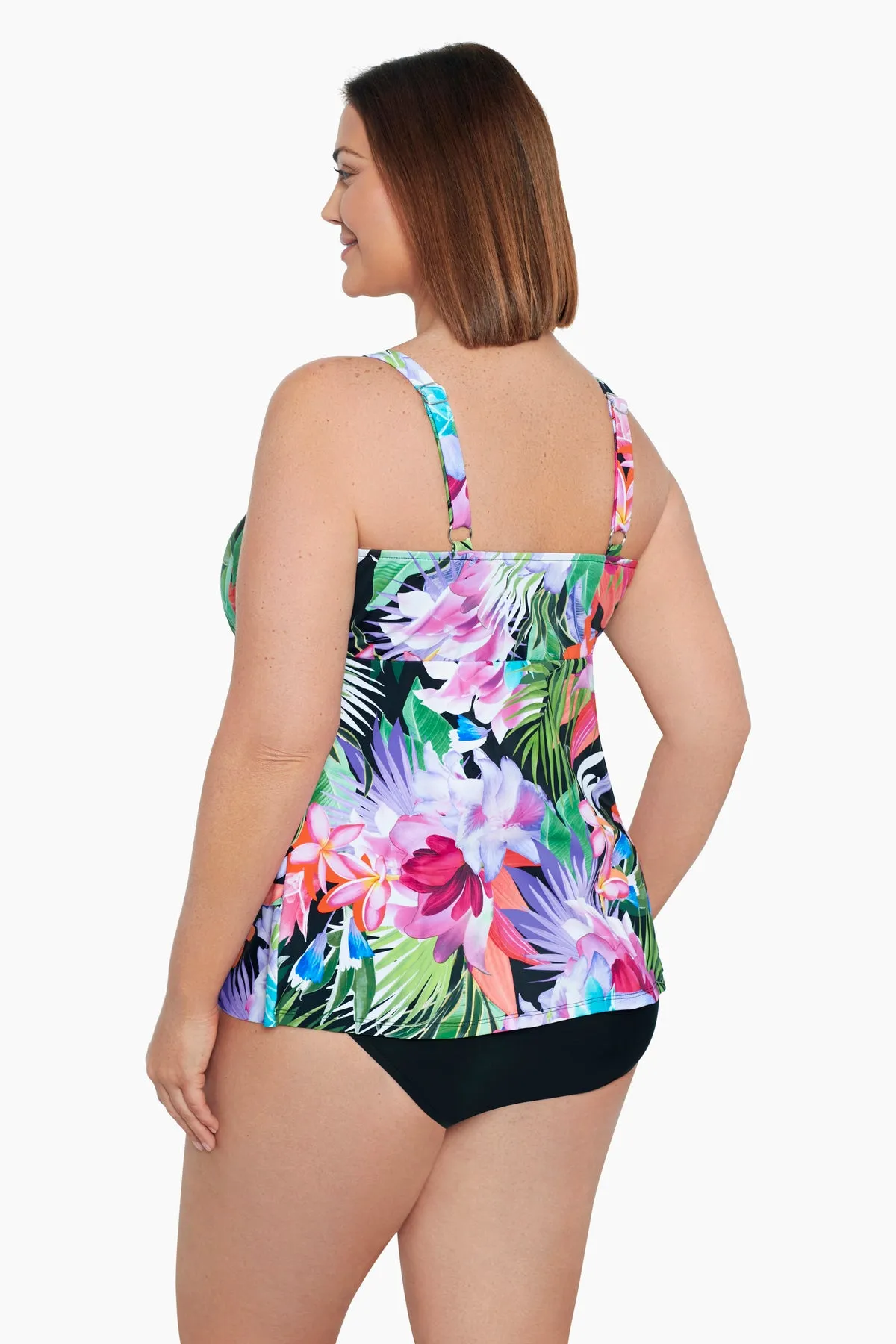 Plus Size Triple Tier Tankini Top - Lush Life sold by Longitude product image thumbnail 2