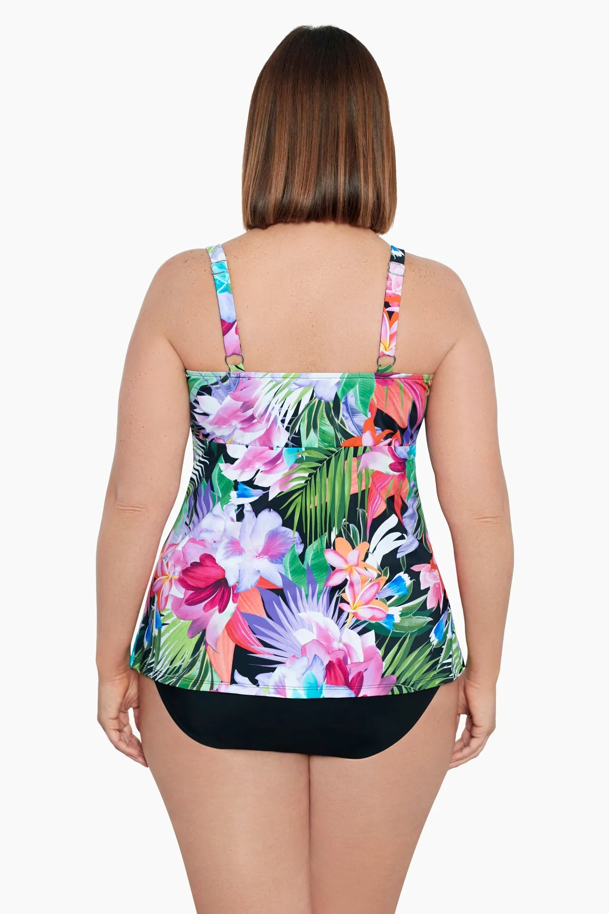 Plus Size Triple Tier Tankini Top - Lush Life sold by Longitude product image thumbnail 3