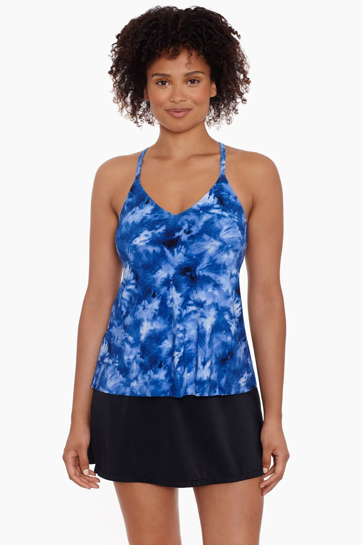 Bili Tankini Top - Shibori Dream sold by Longitude