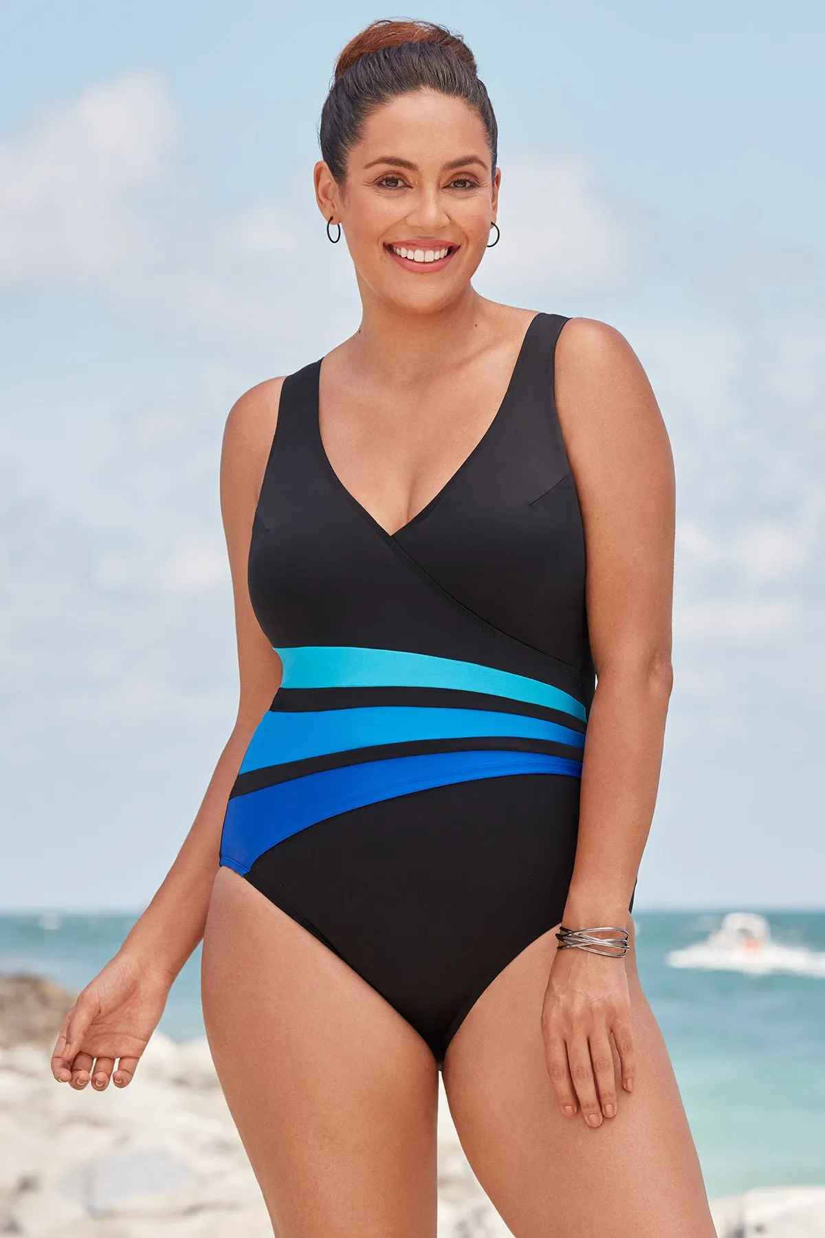 Long Torso Faux Surplice Tank - Private Party sold by Longitude product image thumbnail 4