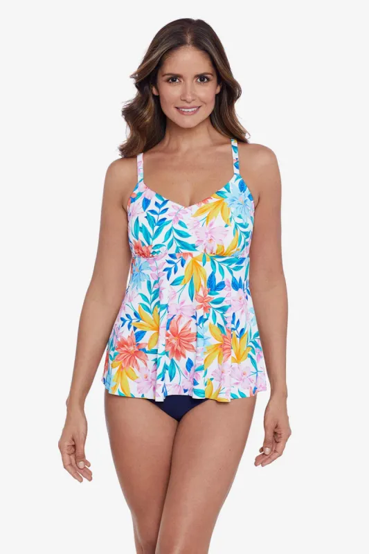 V-Neck Tankini Top - Tropical Breeze sold by Longitude