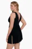 Long Torso Goddess Flyaway Swim Dress - Night Gala sold by Longitude