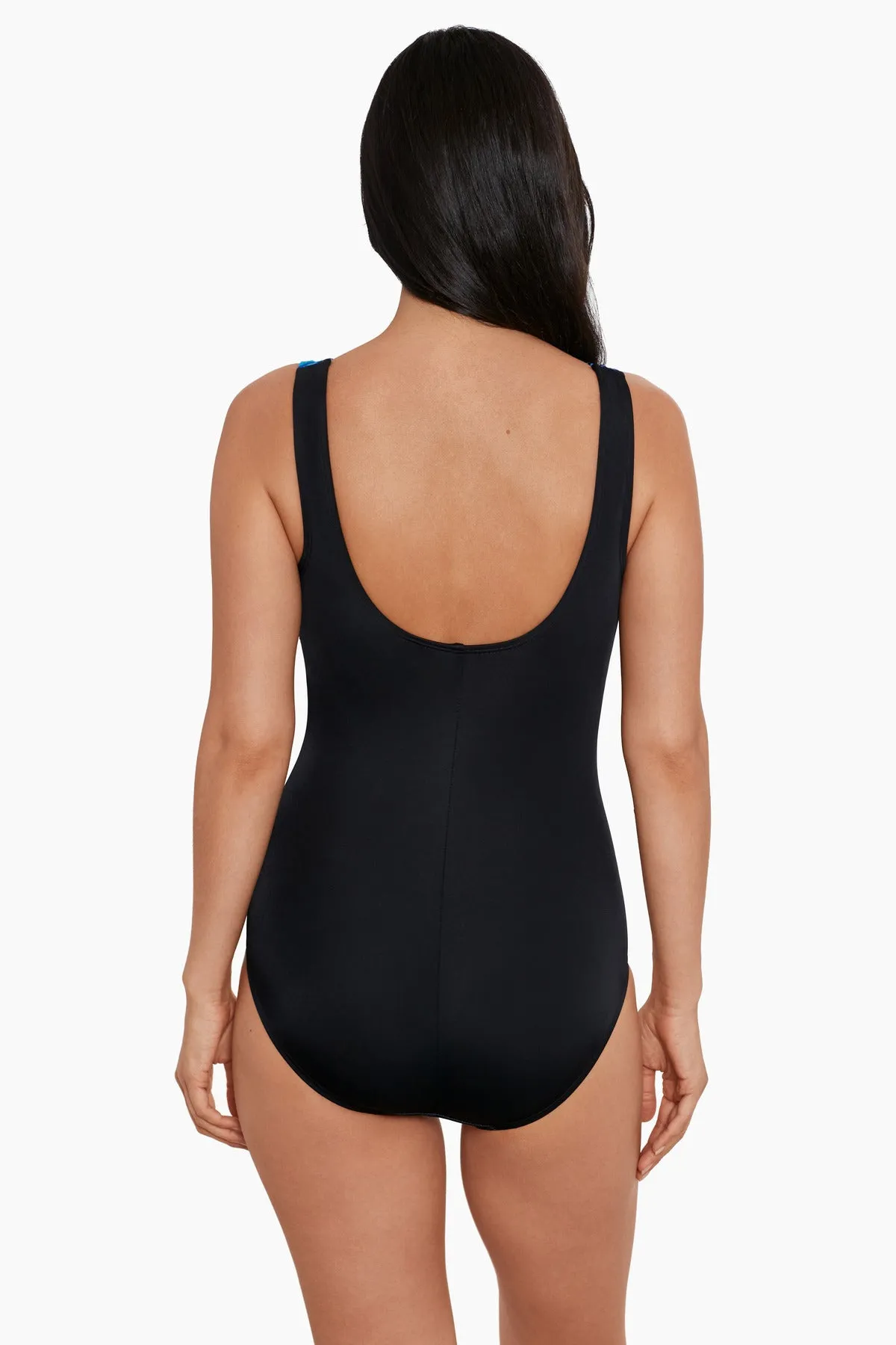 Scoop Neck Tank One Piece Swimsuit Ocean Motion sold by Longitude product image thumbnail 3
