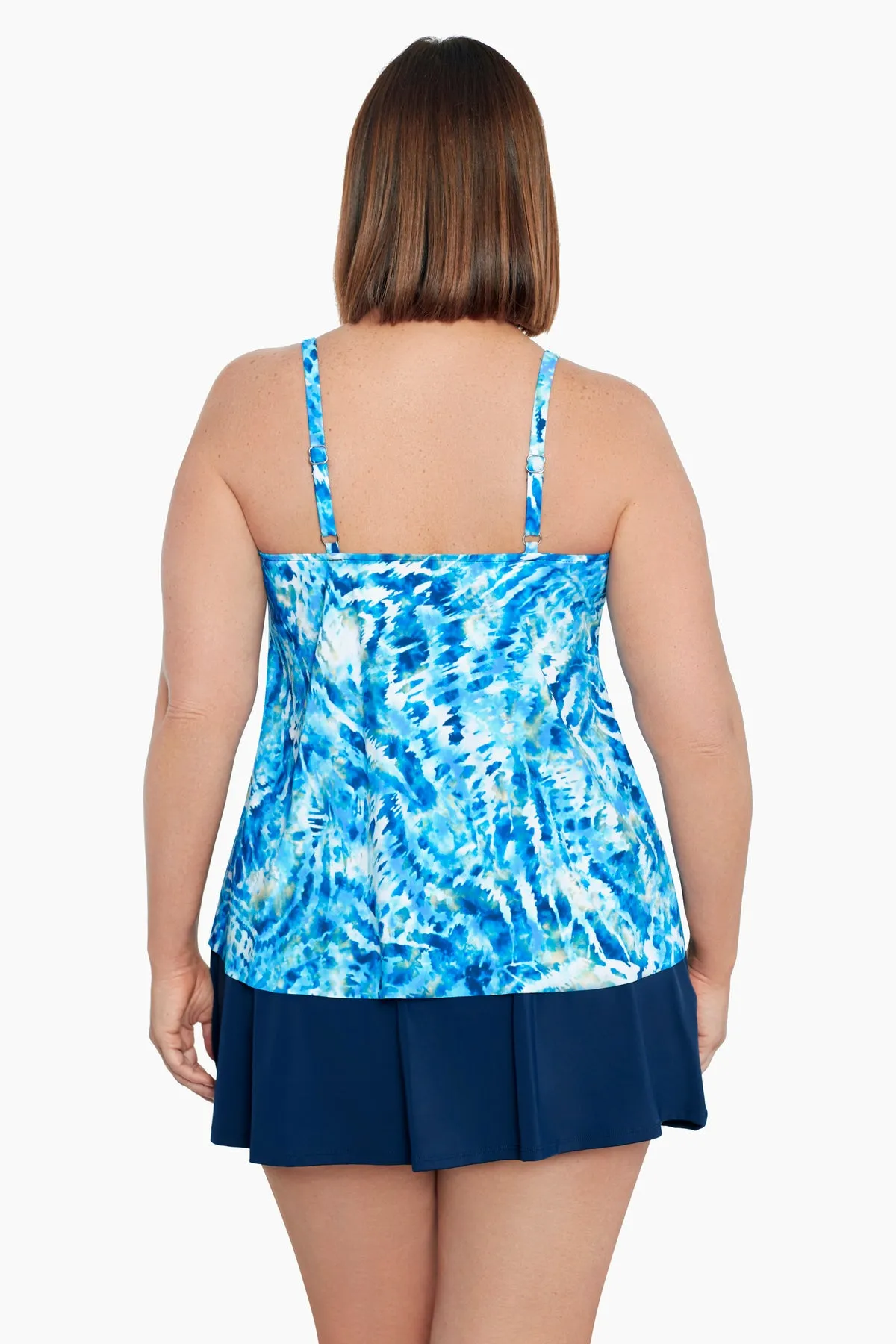 Plus Size Side Ring Tankini Top - Wishy Washy sold by Longitude product image thumbnail 3
