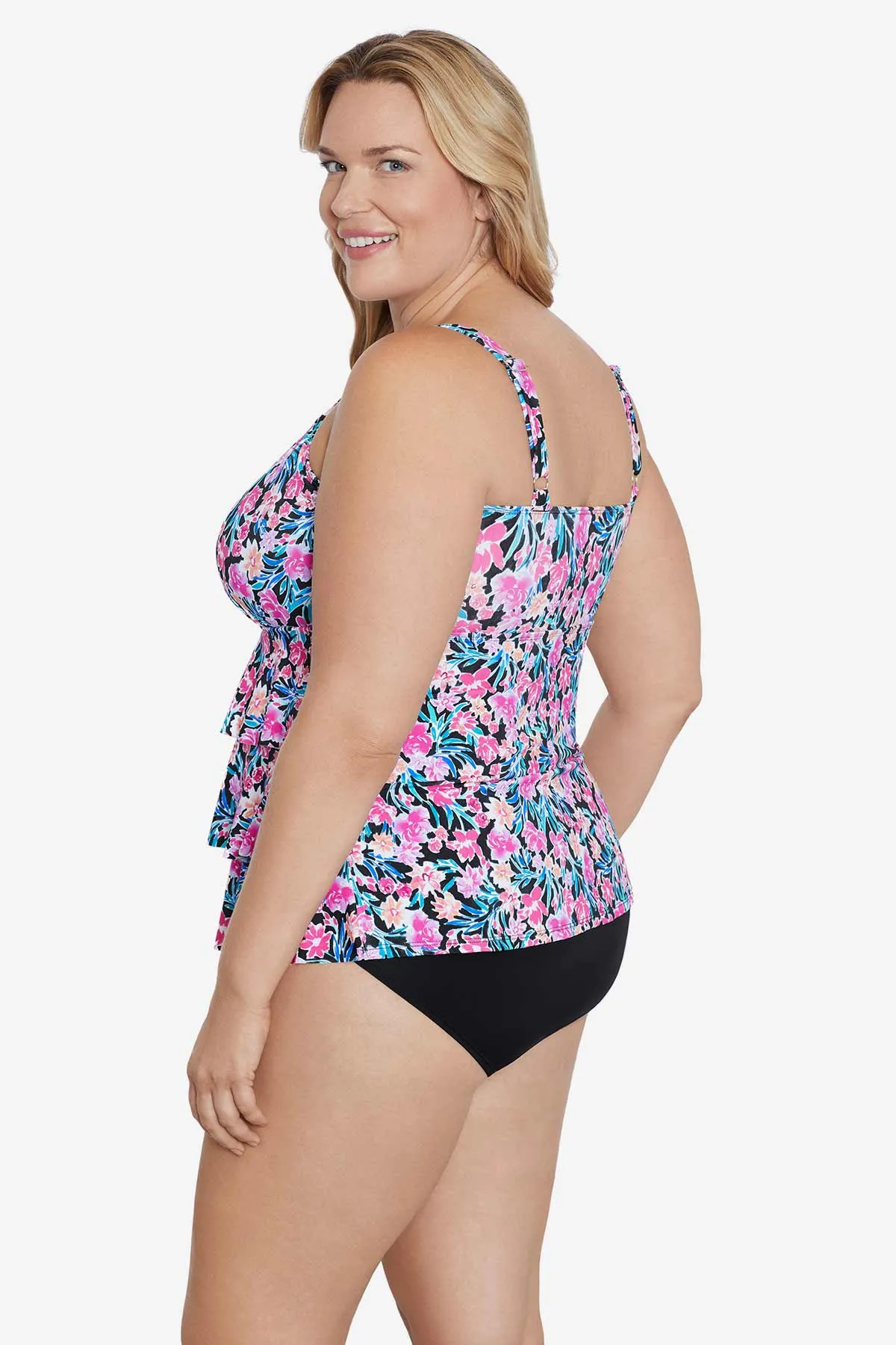 Plus Size Triple Tier Fauxkini - Florentine sold by Longitude product image thumbnail 2