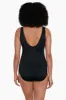 Ruffle Surplice Long Torso Swimsuit Petals Apart sold by Longitude