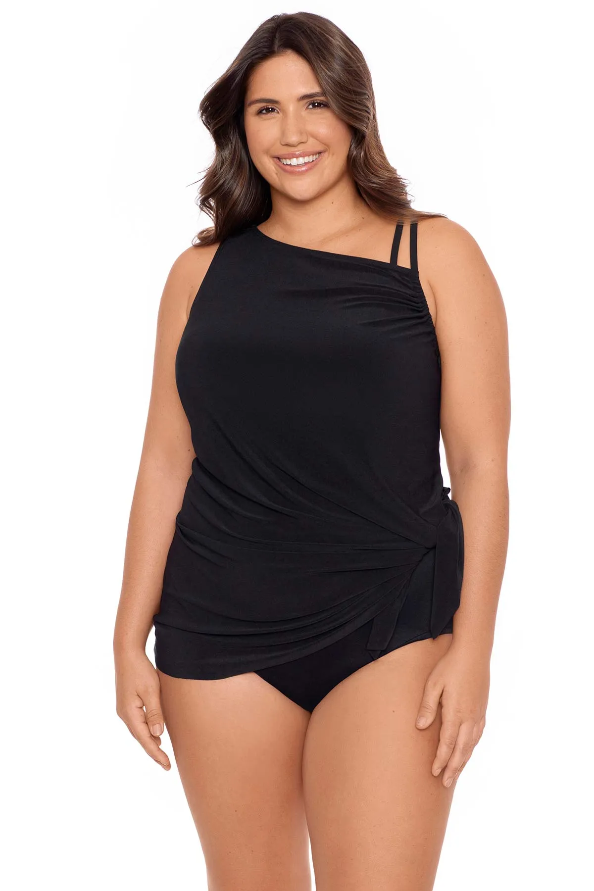 Plus Size Brianna Swim Dress - Black sold by Longitude product image thumbnail 3