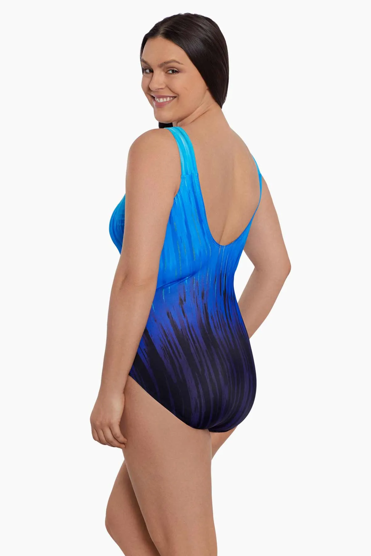 Long Torso Scoopback Highneck One Piece - High Energy sold by Longitude product image thumbnail 2