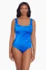 Long Torso Butterfly Back One Piece - Virtual Wave sold by Longitude