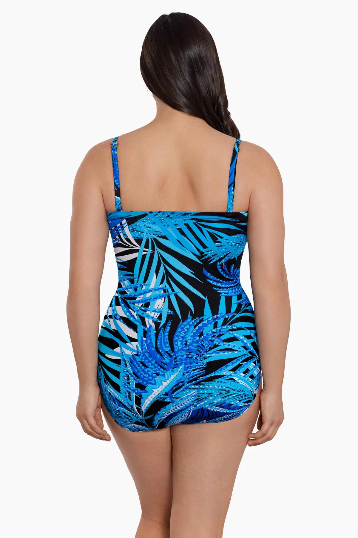 Long Torso Side Shirred Bandeau - Jungle Boogie sold by Longitude product image thumbnail 3