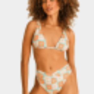 Retro High Cut Cheeky Swim Bikini Bottom - Daisy Dukes sold by Lord & Taylor