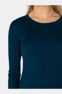 Pointelle Detail 3/4 Sleeve Crewneck Sweater sold by Lord & Taylor