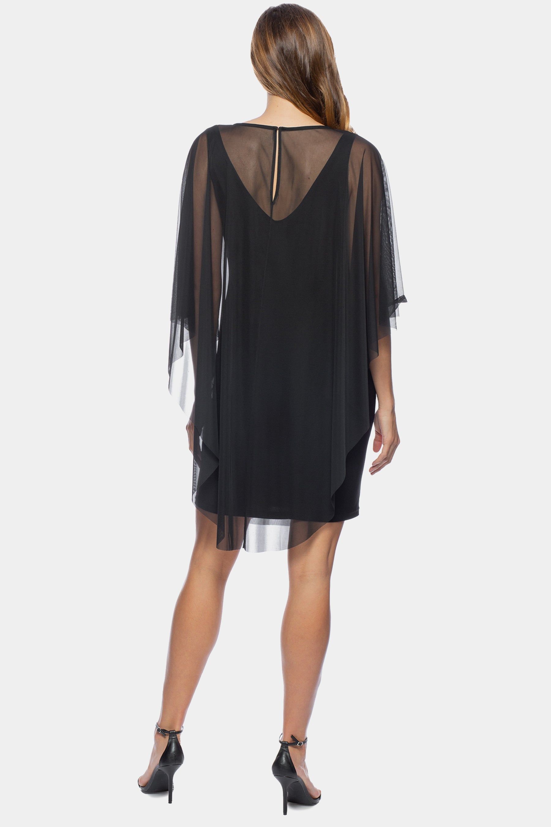 Sheer Overlay Dress sold by Lord & Taylor product image thumbnail 3
