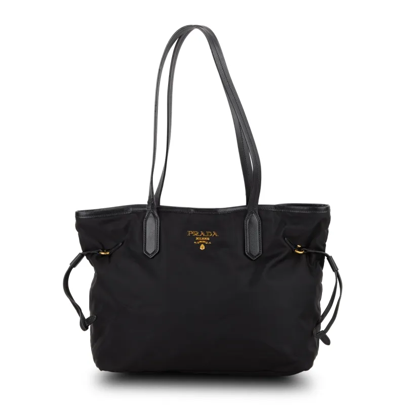 Tessuto Nylon Tote Bag Gold HW sold by Lord & Taylor