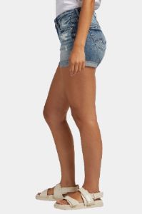 Mid-Rise Distressed Shorts sold by Lord & Taylor