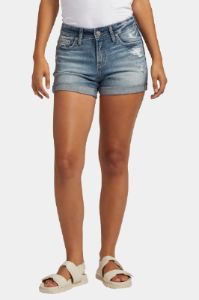 Mid-Rise Distressed Shorts sold by Lord & Taylor