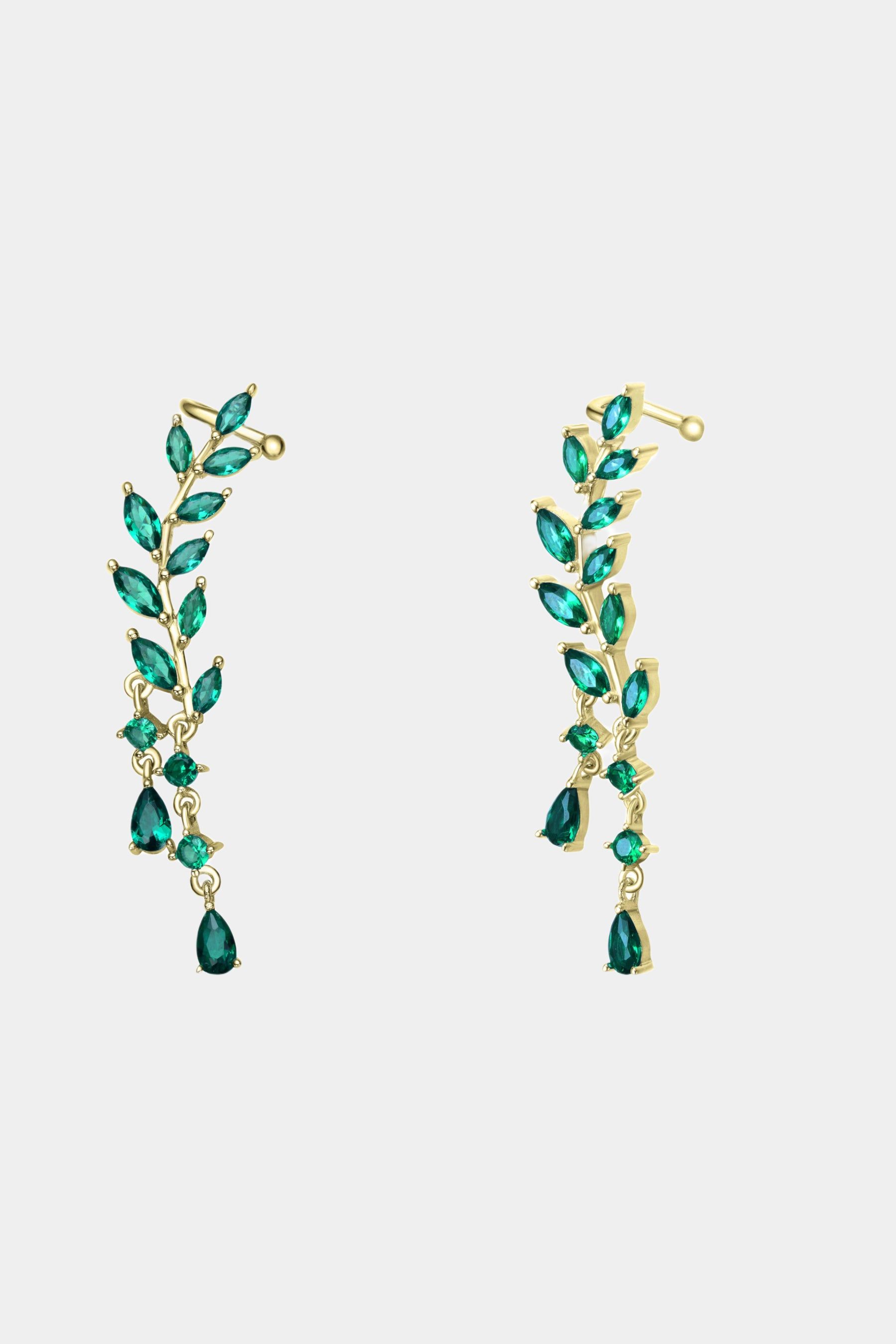 Emerald CZ Ear Cuff Earrings sold by Lord & Taylor