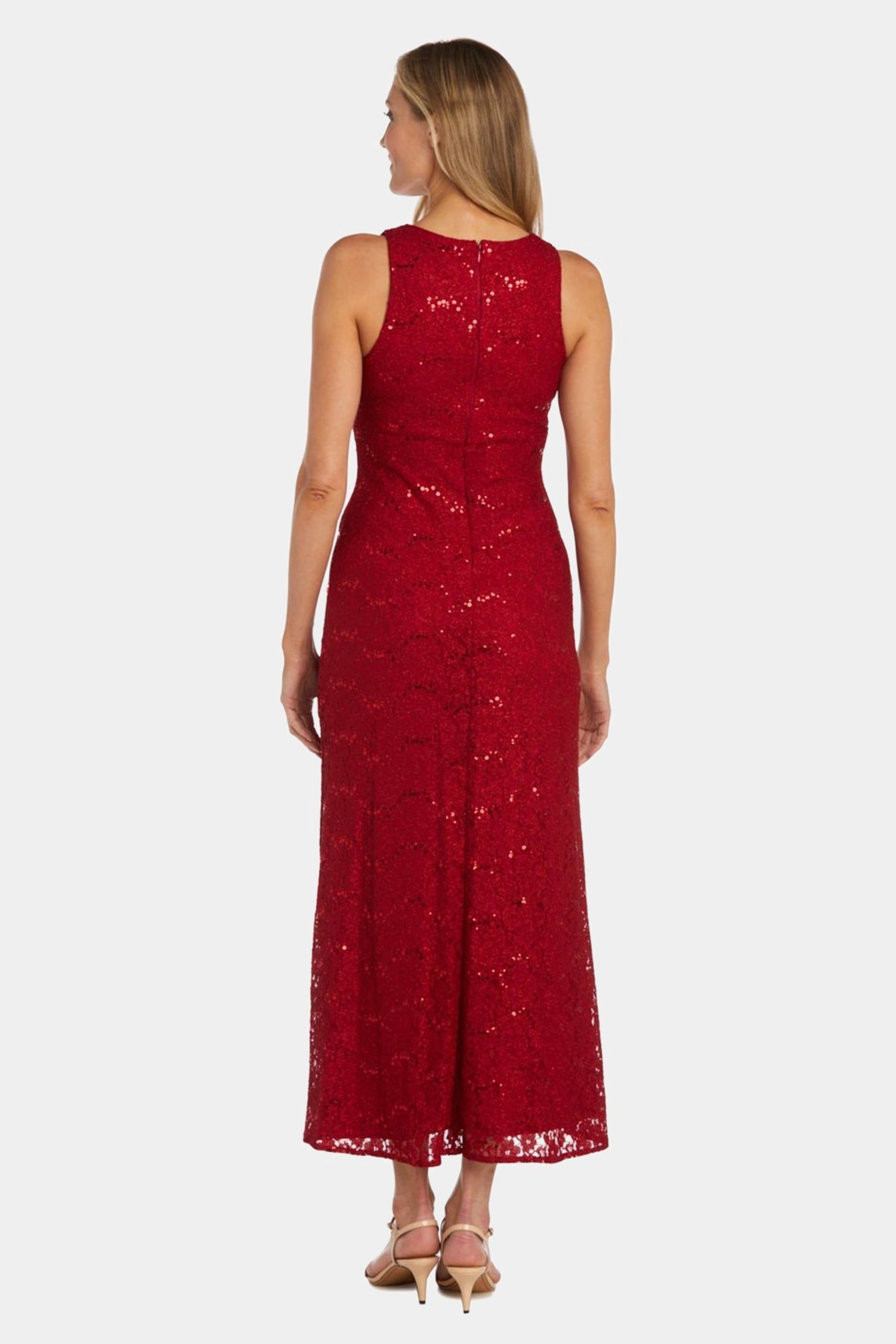 Side Slit Long Elegant Lace Dress sold by Lord & Taylor product image thumbnail 6