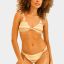 Zen Knotted Triangle Hang Ten Stripe Bikini Top sold by Lord & Taylor product image thumbnail 4
