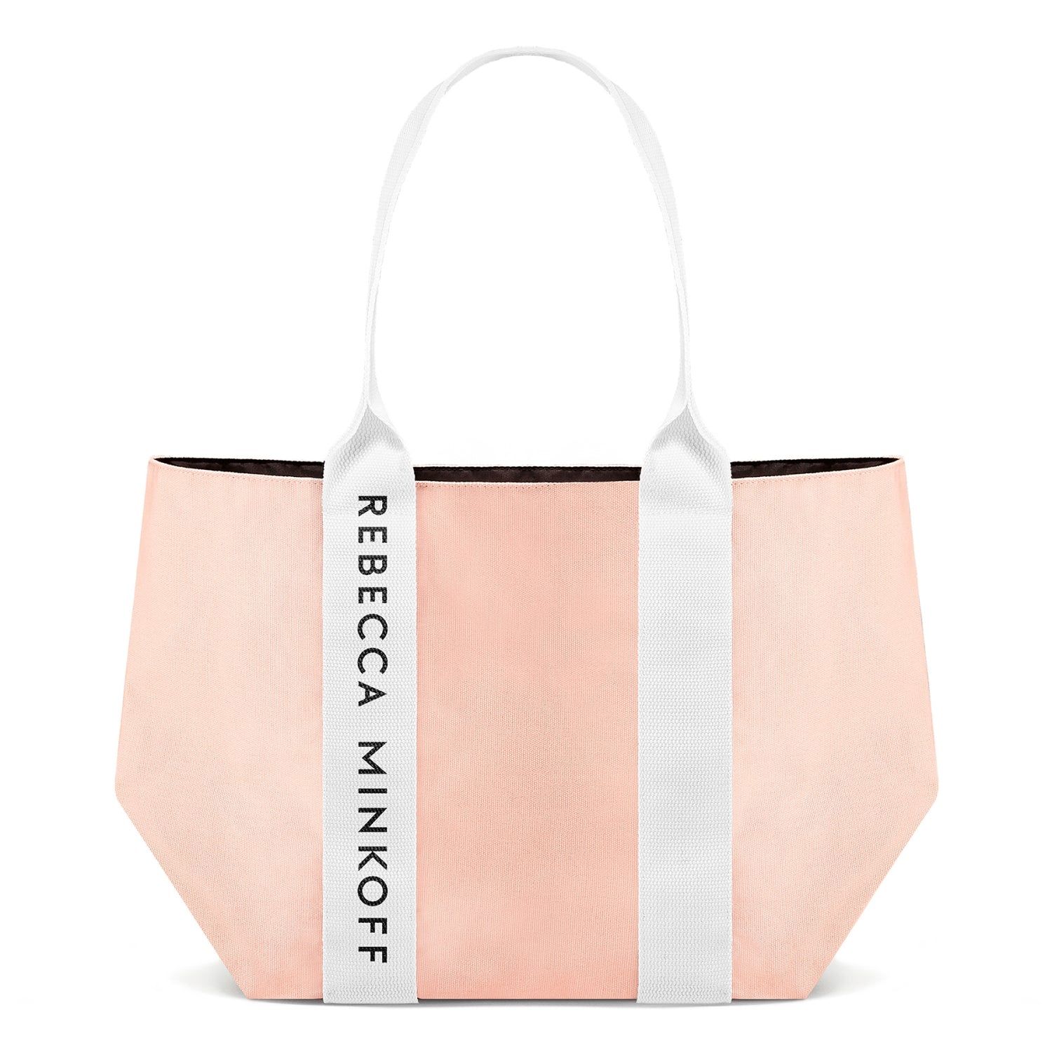 Receive a large pink Tote with any Large Spray purchase from the Rebecca Minkoff Fragrance Collection sold by Lord & Taylor