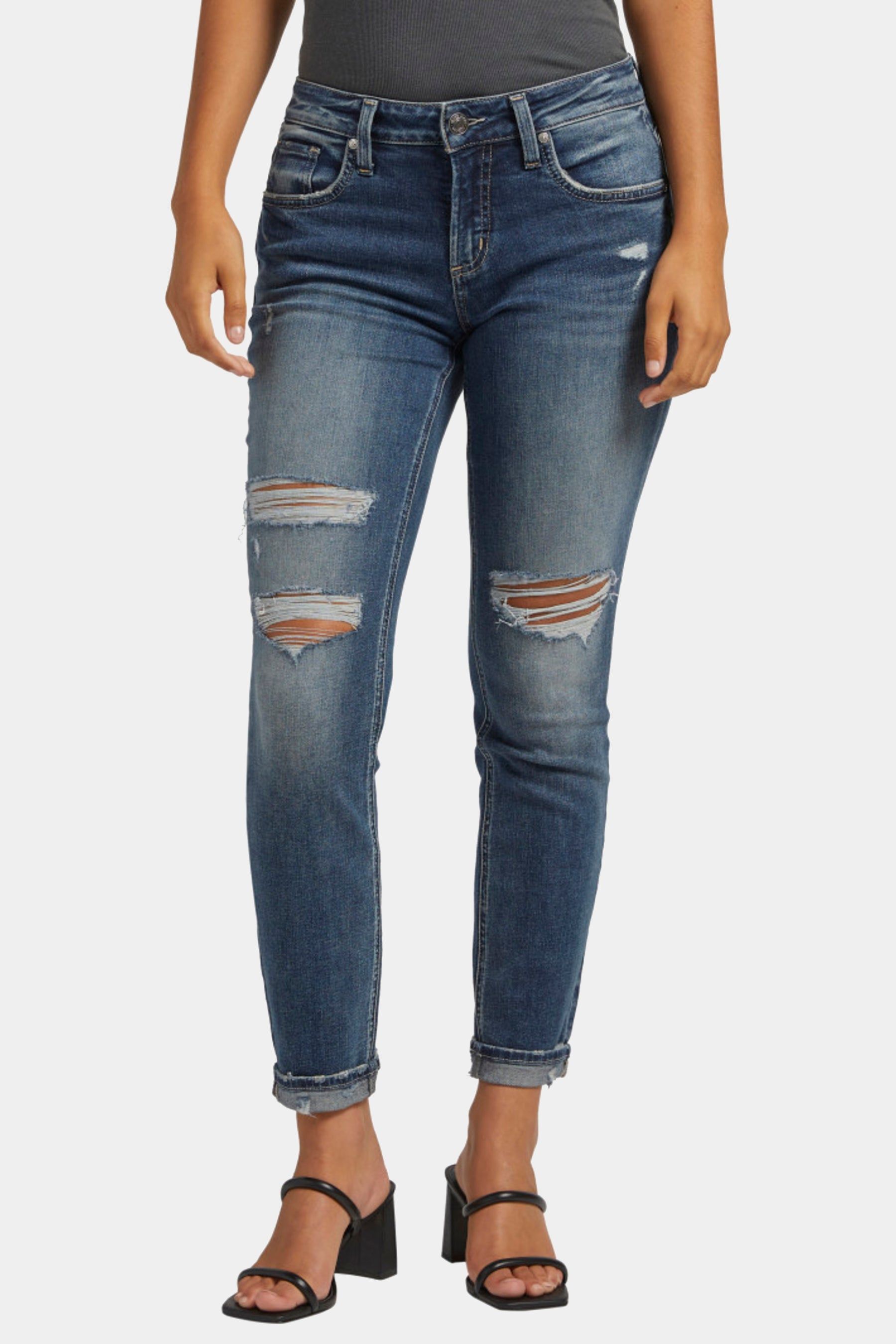 Boyfriend Mid Rise Slim Leg Jeans sold by Lord & Taylor