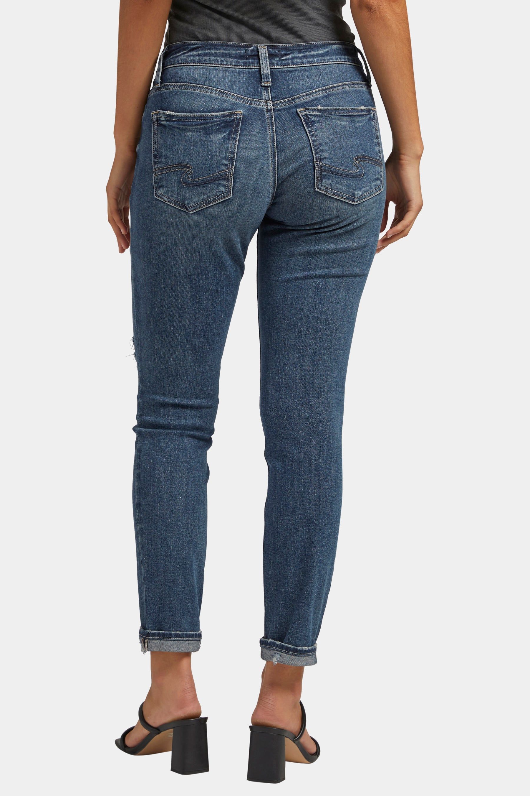 Boyfriend Mid Rise Slim Leg Jeans sold by Lord & Taylor product image thumbnail 2