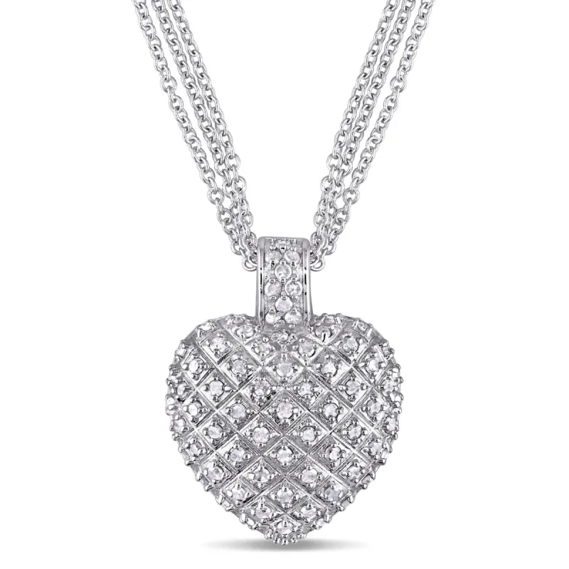 Diamond Heart Necklace sold by Lord & Taylor