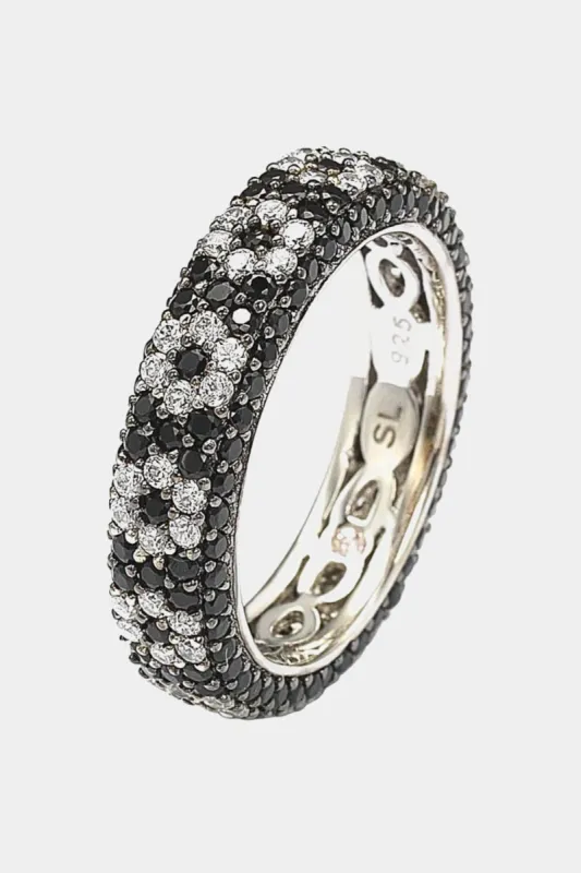 Sterling Silver Cubic Zirconia Flower Eternity Band sold by Lord & Taylor