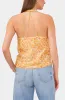 Sleeveless Floral Halter V-Neck Top sold by Lord & Taylor